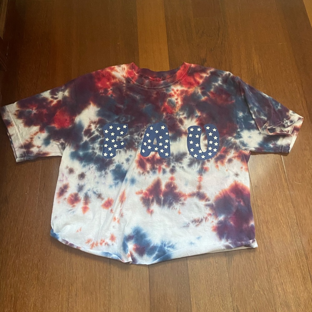 Florida Atlantic University tie dye shirt